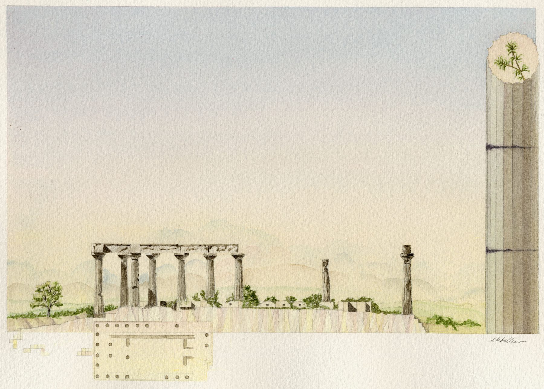 Ruin in Greece