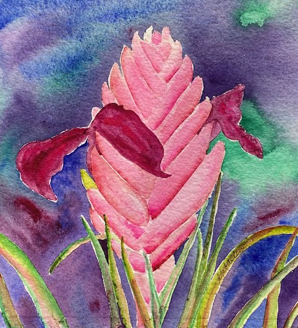 Pink Structured Flower