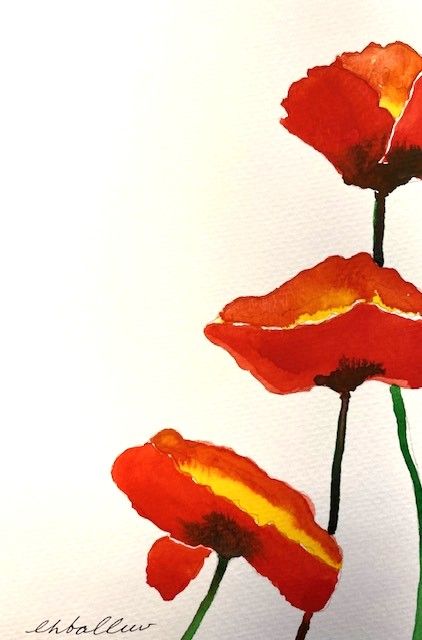 Three Poppies