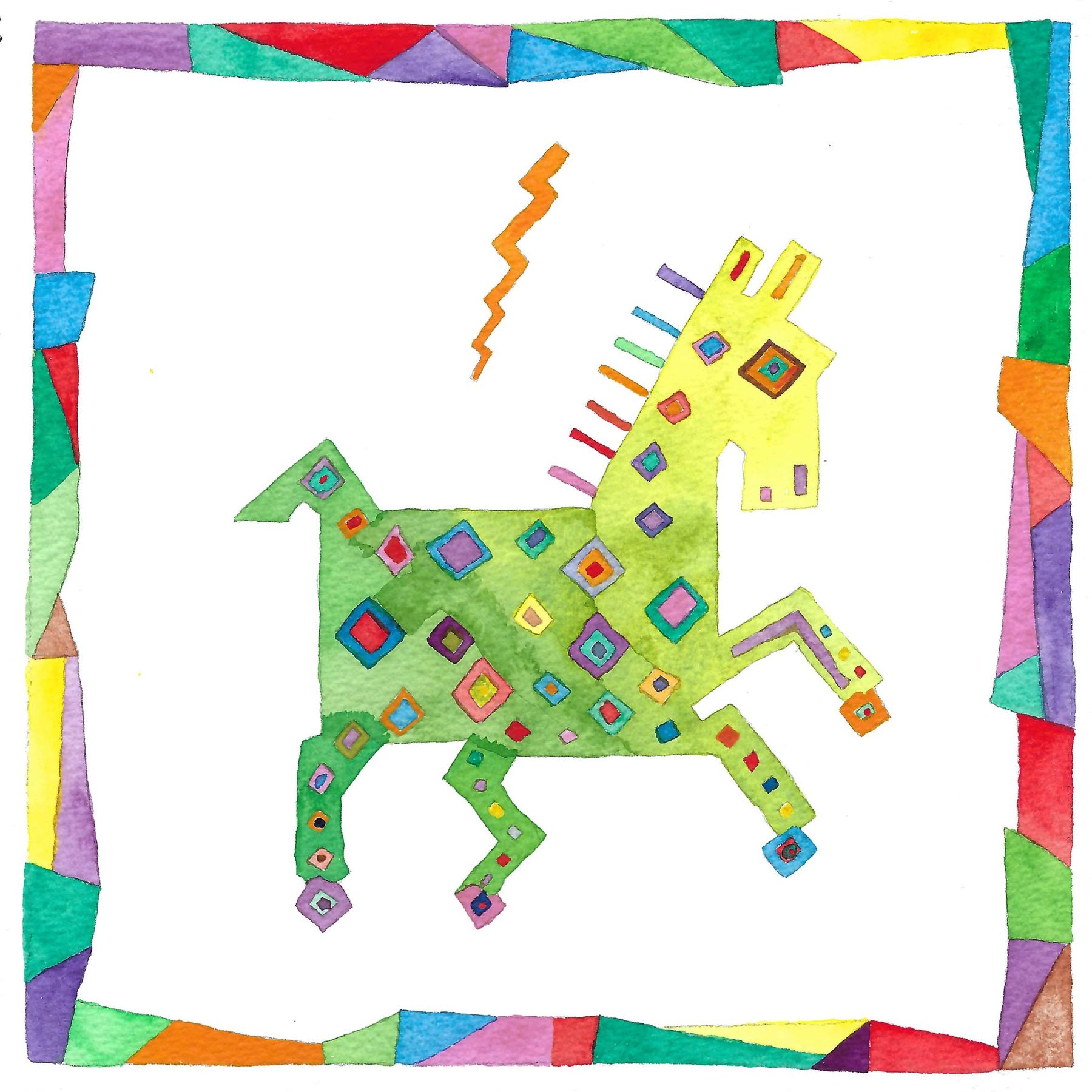 Horse Named Lightning