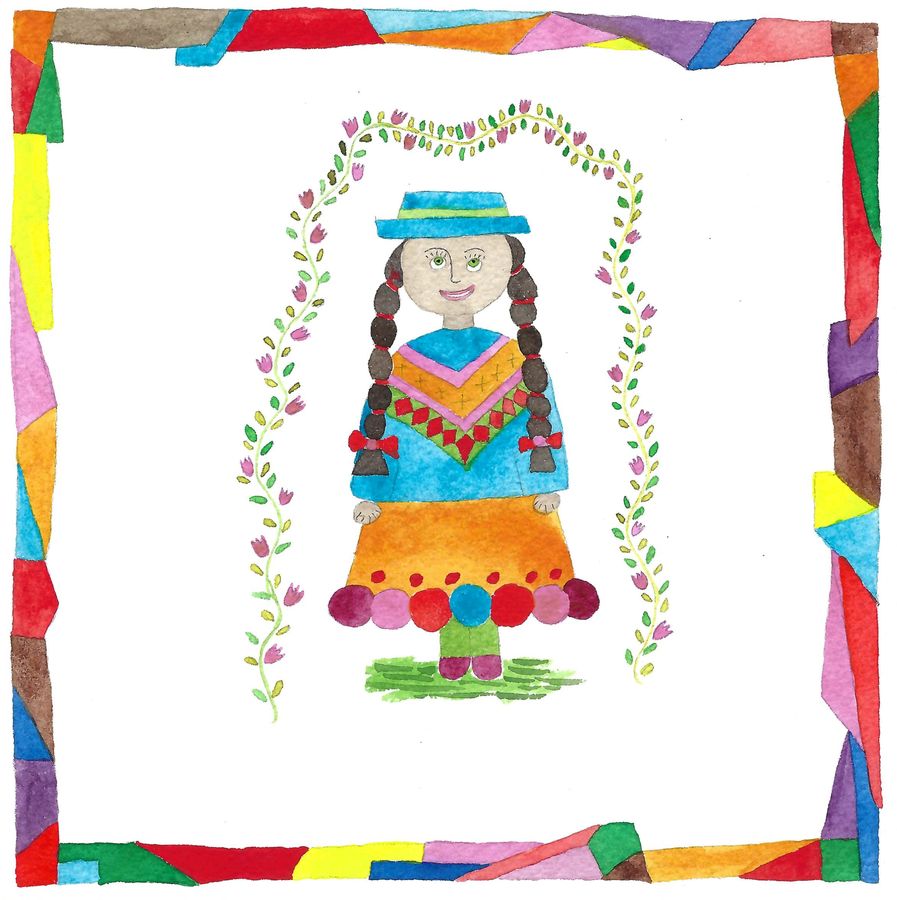 Senorita with Braids