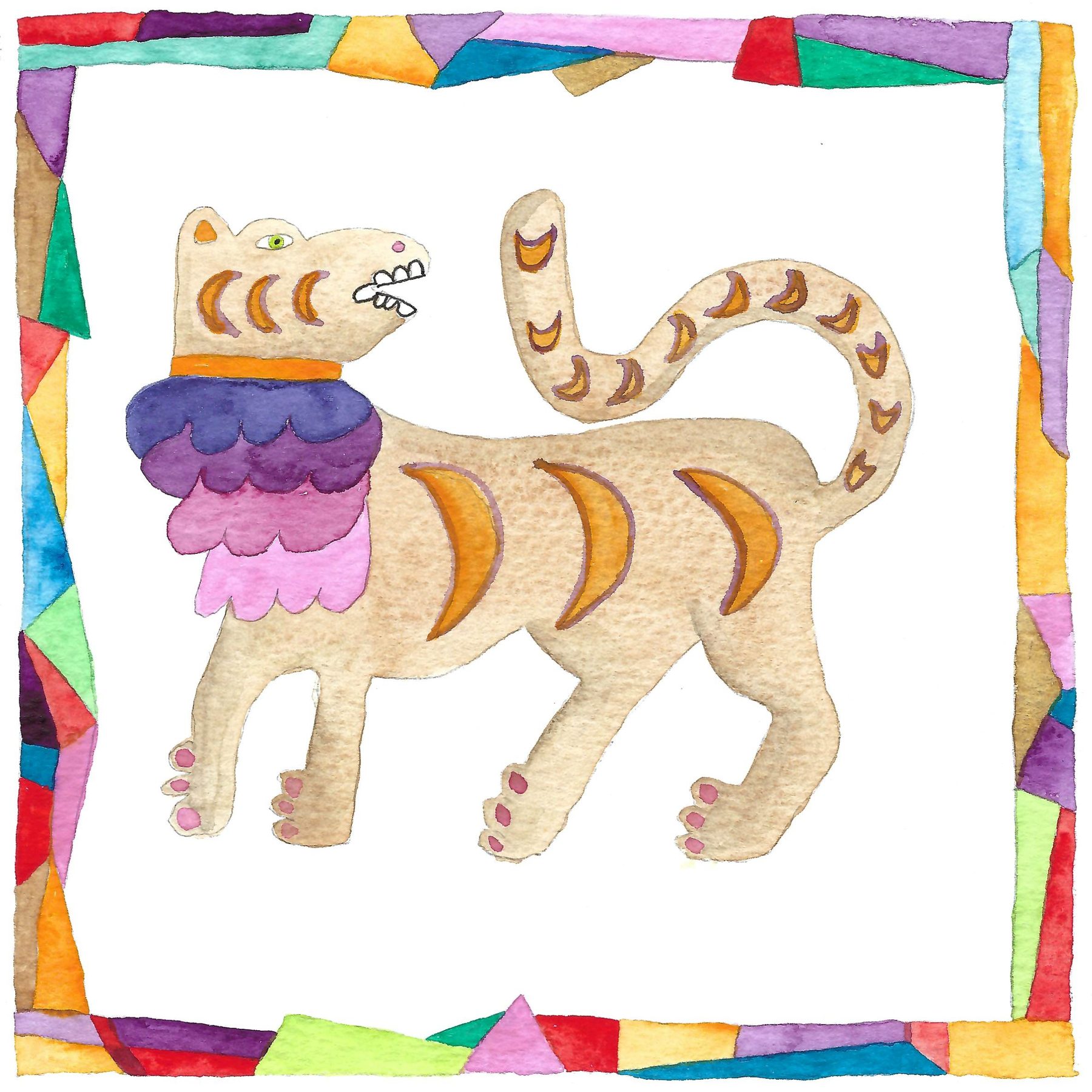 Tiger with Ruffles